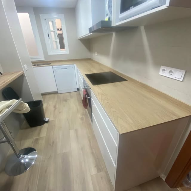 Cocina en montaje